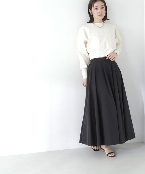 NATURAL BEAUTY BASIC(ナチュラルビューティーベーシック)の「◇ダンボールロゴカットソー(Tシャツ/カットソー・レディース・ブルー/オフホワイト/チャコールグレー・FREE)」の13枚目の写真