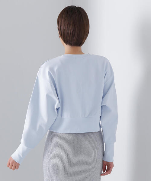 NATURAL BEAUTY BASIC(ナチュラルビューティーベーシック)の「◇ダンボールロゴカットソー(Tシャツ/カットソー・レディース・ブルー/オフホワイト/チャコールグレー・FREE)」の9枚目の写真