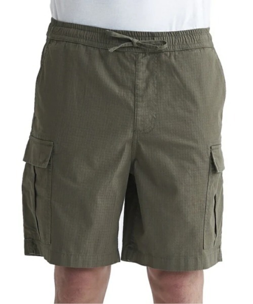 Quiksilver(クイックシルバー)の「TAXER CARGO/クイックシルバーワイドフィットカーゴショートパンツ(カーゴパンツ・メンズ・カーキ・MEDIUM/LARGE/X-LARGE/SMALL)」の3枚目の写真