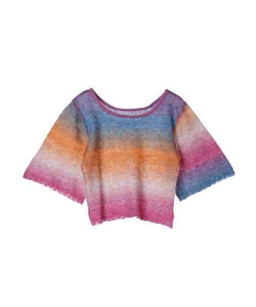 DURAS（デュラス）の「Gradation mohair knit（ニット/セーター・レディース・ライム/ブルー/マルチ・FREE）」の9枚目の写真