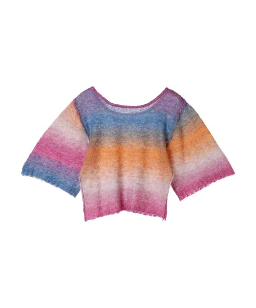 DURAS（デュラス）の「Gradation mohair knit（ニット/セーター・レディース・ライム/ブルー/マルチ・FREE）」の10枚目の写真