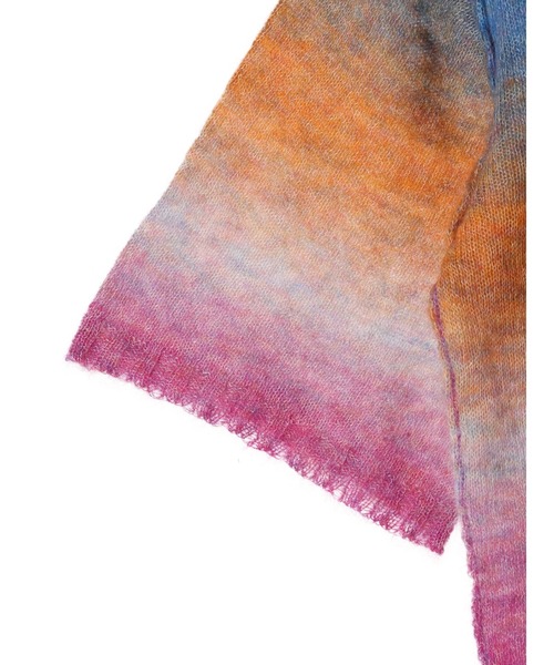 DURAS（デュラス）の「Gradation mohair knit（ニット/セーター・レディース・ライム/ブルー/マルチ・FREE）」の12枚目の写真