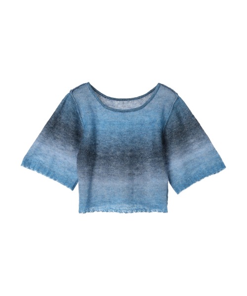 DURAS（デュラス）の「Gradation mohair knit（ニット/セーター・レディース・ライム/ブルー/マルチ・FREE）」の8枚目の写真