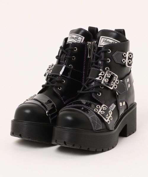 YOSUKE】厚底トラックレースアップブーツ 6310008（ブーツ）｜YOSUKE