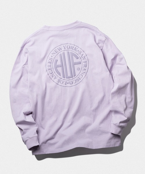 【HUF】ハフ REGIONAL LS TEE ユニセックス REGIONAL LS TEE / HUF ハフ ヘビーウェイト ロングスリーブT