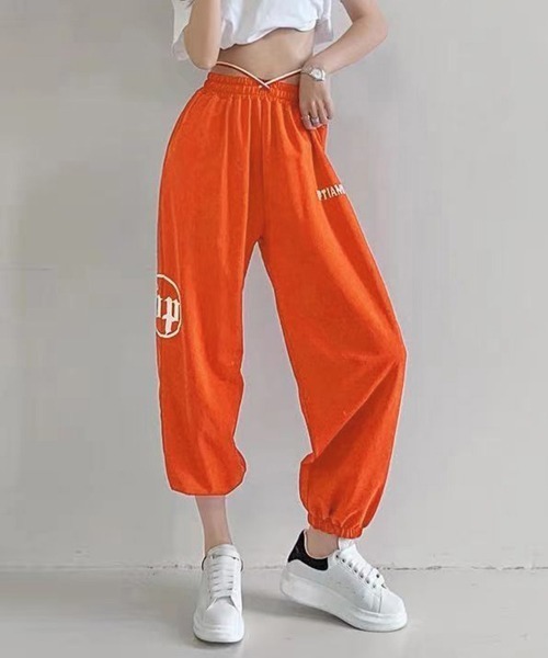 Miniministore(ミニミニストア)の「スウェットパンツ レディースカラーパンツ(スウェットパンツ・レディース・ホワイト/ライトグレー/ライム/レッド/オレンジ/ブラック/アクア・FREE)」の7枚目の写真