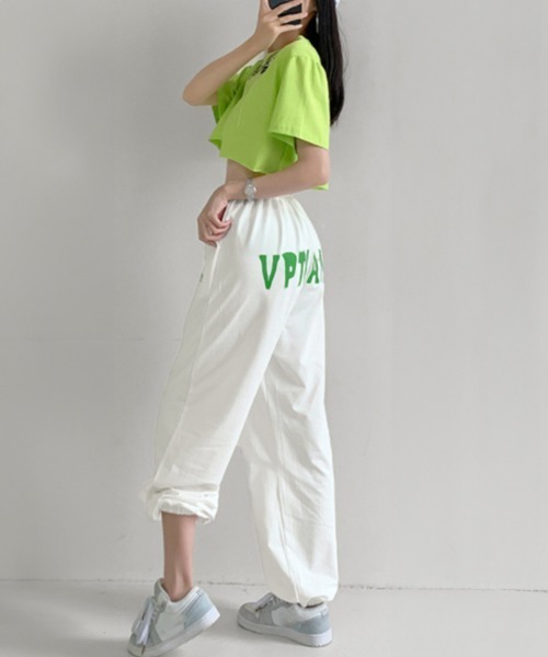 Miniministore(ミニミニストア)の「スウェットパンツ レディースカラーパンツ(スウェットパンツ・レディース・ホワイト/ライトグレー/ライム/レッド/オレンジ/ブラック/アクア・FREE)」の15枚目の写真
