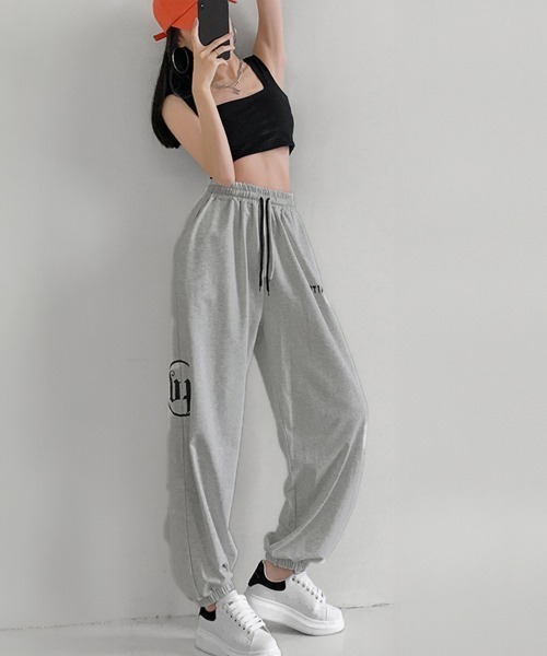 Miniministore(ミニミニストア)の「スウェットパンツ レディースカラーパンツ(スウェットパンツ・レディース・ホワイト/ライトグレー/ライム/レッド/オレンジ/ブラック/アクア・FREE)」の16枚目の写真