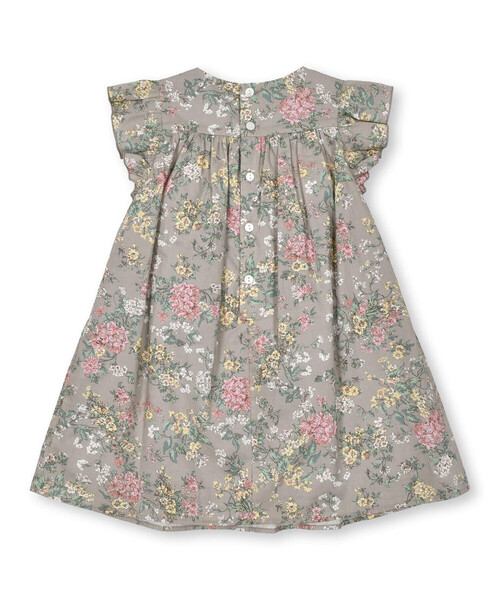 花柄スモッキングワンピース(95~150cm)