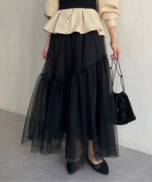Thevon | 変形ティアードチュールスカート(スカート)