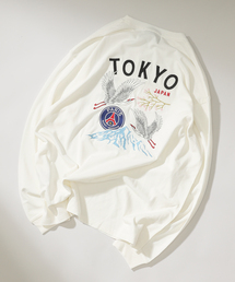 【Paris Saint-Germain】刺しゅう ロングスリーブTシャツ 鶴