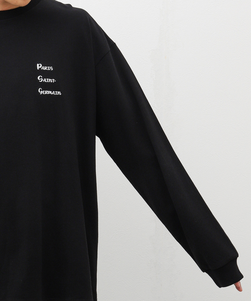 PARIS SAINT-GERMAIN(パリサンジェルマン)の「【Paris Saint-Germain】刺しゅう ロングスリーブTシャツ 鶴(Tシャツ/カットソー・メンズ・ブラック/ホワイト・MEDIUM/LARGE/X-LARGE)」の8枚目の写真