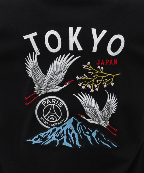 PARIS SAINT-GERMAIN(パリサンジェルマン)の「【Paris Saint-Germain】刺しゅう ロングスリーブTシャツ 鶴(Tシャツ/カットソー・メンズ・ブラック/ホワイト・MEDIUM/LARGE/X-LARGE)」の13枚目の写真