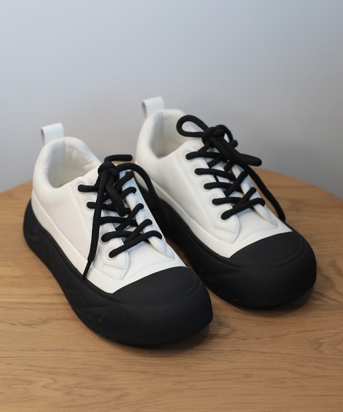 shoes365（シューズスリーシックスファイヴ）の「【shoes365】厚底スニーカー（スニーカー・レディース・ブラック/ベージュ/グレー・23.0cm/22.5cm/24.0cm/23.5cm/25.0cm/24.5cm）」の18枚目の写真