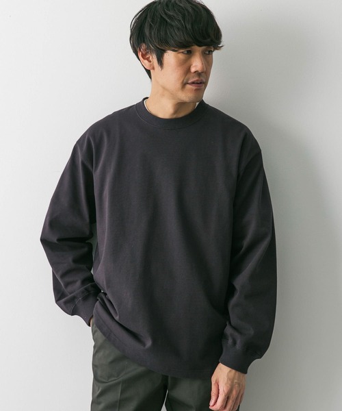 URBAN RESEARCH DOORS(アーバンリサーチドアーズ)の「USAコットンロングスリーブTシャツ(Tシャツ/カットソー・メンズ・チャコールグレー/グレー系その他/ホワイト/ブルー系その他・MEDIUM/LARGE)」の11枚目の写真