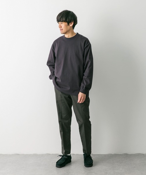 URBAN RESEARCH DOORS(アーバンリサーチドアーズ)の「USAコットンロングスリーブTシャツ(Tシャツ/カットソー・メンズ・チャコールグレー/グレー系その他/ホワイト/ブルー系その他・MEDIUM/LARGE)」の14枚目の写真