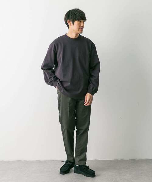 URBAN RESEARCH DOORS(アーバンリサーチドアーズ)の「USAコットンロングスリーブTシャツ(Tシャツ/カットソー・メンズ・チャコールグレー/グレー系その他/ホワイト/ブルー系その他・MEDIUM/LARGE)」の15枚目の写真