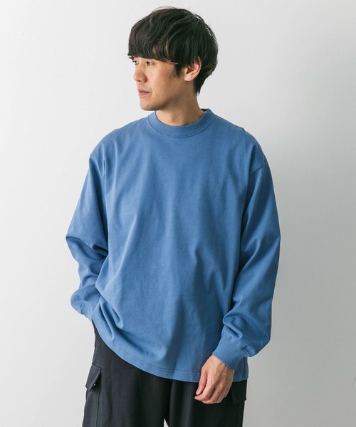 URBAN RESEARCH DOORS(アーバンリサーチドアーズ)の「USAコットンロングスリーブTシャツ(Tシャツ/カットソー・メンズ・チャコールグレー/グレー系その他/ホワイト/ブルー系その他・MEDIUM/LARGE)」の16枚目の写真