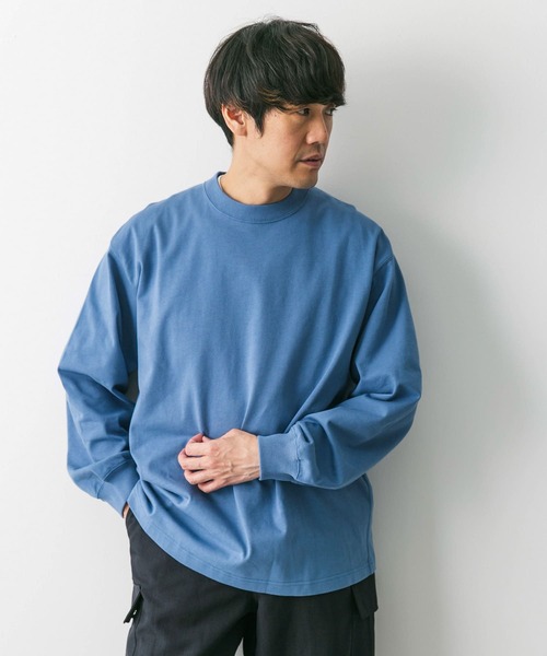 URBAN RESEARCH DOORS(アーバンリサーチドアーズ)の「USAコットンロングスリーブTシャツ(Tシャツ/カットソー・メンズ・チャコールグレー/グレー系その他/ホワイト/ブルー系その他・MEDIUM/LARGE)」の18枚目の写真