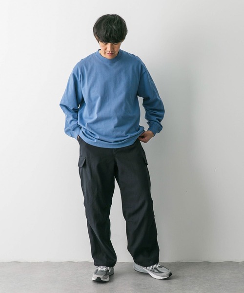 URBAN RESEARCH DOORS(アーバンリサーチドアーズ)の「USAコットンロングスリーブTシャツ(Tシャツ/カットソー・メンズ・チャコールグレー/グレー系その他/ホワイト/ブルー系その他・MEDIUM/LARGE)」の20枚目の写真