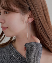 ロングリボンピアス