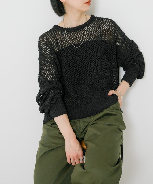 URBAN RESEARCH（アーバンリサーチ）の「透かし柄ニットプル