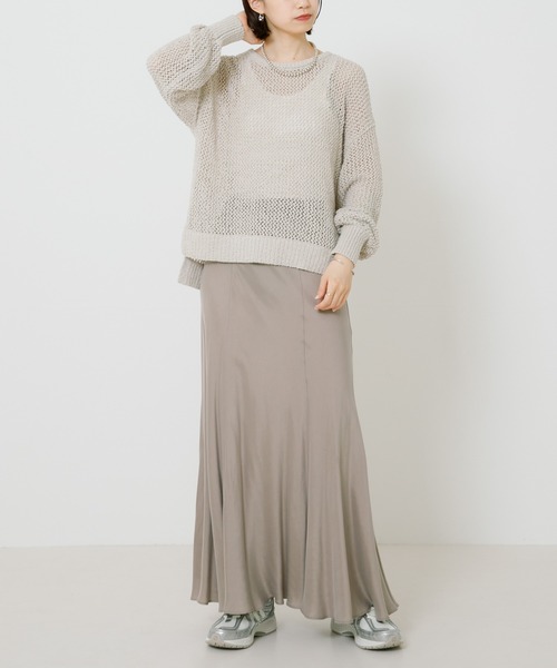 URBAN RESEARCH（アーバンリサーチ）の「透かし柄ニットプルオーバー（ニット/セーター・レディース・アイボリー/ブラウン/ブルー系その他・FREE）」の20枚目の写真