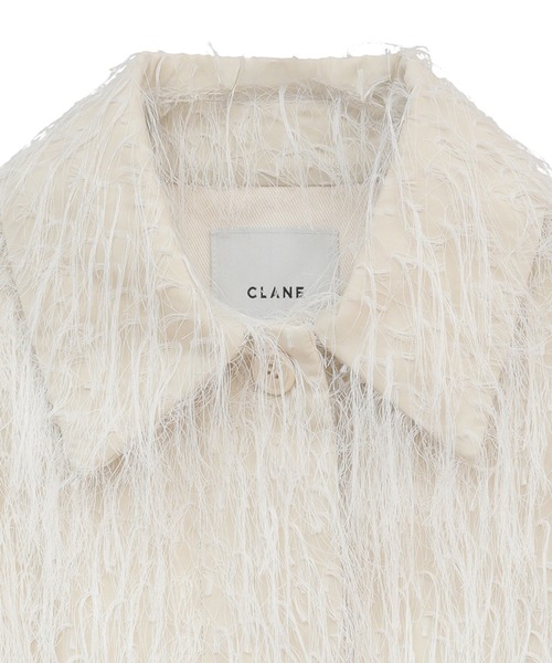 CLANE/クラネ】FRINGE SHORT JACKET/フリンジショートジャケット