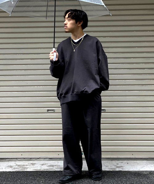 WILLY CHAVARRIA(ウィリーチャバリア)の「【THE SEED BY WILLY CHAVARRIA】Iris Vneck Sweat(スウェット・メンズ・ライトグレー/ブラック系その他・40/38)」の14枚目の写真