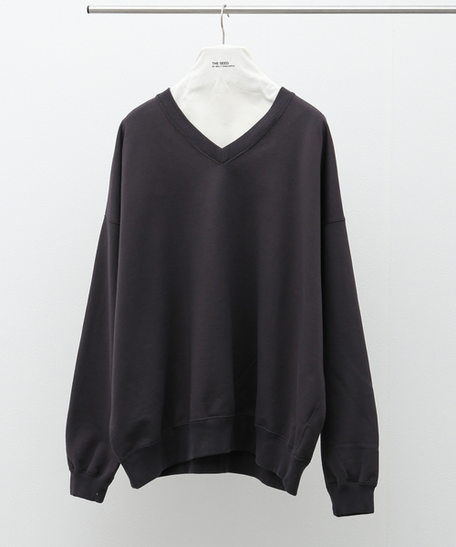 WILLY CHAVARRIA(ウィリーチャバリア)の「【THE SEED BY WILLY CHAVARRIA】Iris Vneck Sweat(スウェット・メンズ・ライトグレー/ブラック系その他・40/38)」の17枚目の写真