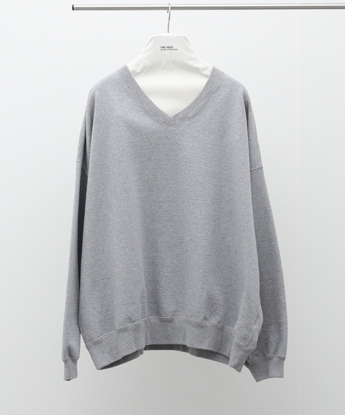 WILLY CHAVARRIA(ウィリーチャバリア)の「【THE SEED BY WILLY CHAVARRIA】Iris Vneck Sweat(スウェット・メンズ・ライトグレー/ブラック系その他・40/38)」の18枚目の写真