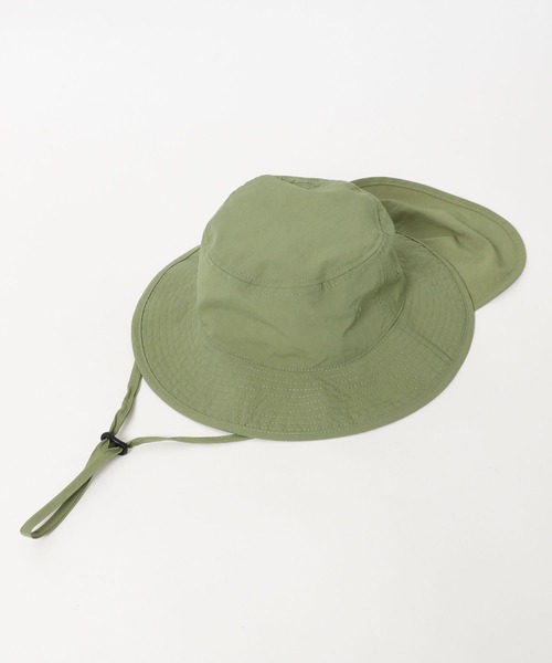 LOWRYS FARM（ローリーズファーム）の「ハッスイナイロンＨＡＴ　110847（ハット・キッズ・ベージュ/グリーン/ブラック・FREE）」の3枚目の写真