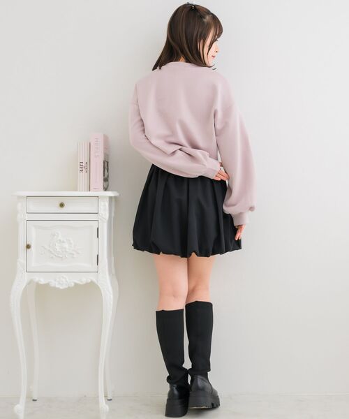 ems excite(エムズエキサイト)の「エンボスロゴポンチCT(Tシャツ/カットソー・レディース・ピンク/グリーン/オフホワイト・FREE)」の22枚目の写真