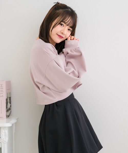 ems excite(エムズエキサイト)の「エンボスロゴポンチCT(Tシャツ/カットソー・レディース・ピンク/グリーン/オフホワイト・FREE)」の20枚目の写真