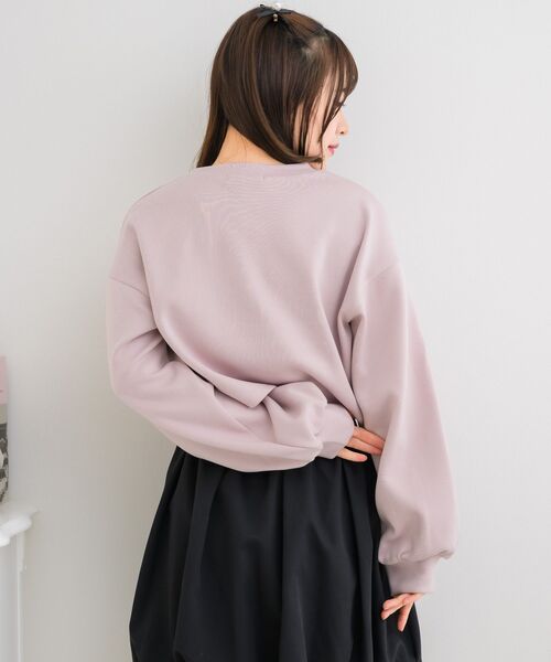 ems excite(エムズエキサイト)の「エンボスロゴポンチCT(Tシャツ/カットソー・レディース・ピンク/グリーン/オフホワイト・FREE)」の18枚目の写真