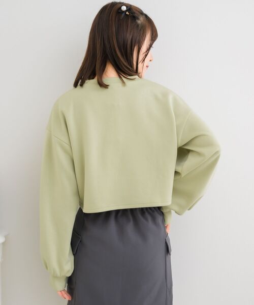 ems excite(エムズエキサイト)の「エンボスロゴポンチCT(Tシャツ/カットソー・レディース・ピンク/グリーン/オフホワイト・FREE)」の10枚目の写真