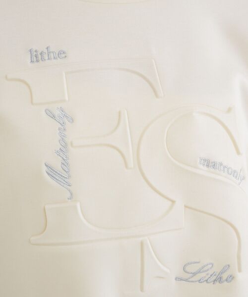 ems excite(エムズエキサイト)の「エンボスロゴポンチCT(Tシャツ/カットソー・レディース・ピンク/グリーン/オフホワイト・FREE)」の8枚目の写真