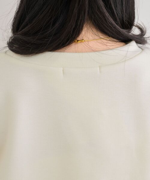 ems excite(エムズエキサイト)の「エンボスロゴポンチCT(Tシャツ/カットソー・レディース・ピンク/グリーン/オフホワイト・FREE)」の5枚目の写真