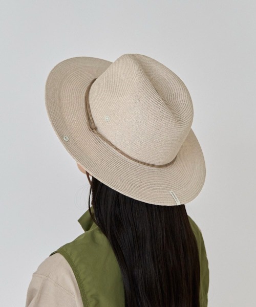 OVERRIDE(オーバーライド)の「OVERRIDE WASHABLE BD STRAP HAT SGP / オーバーライド(ハット・レディース・ブラック/ベージュ/ライトグレー・M/57.5cm/61cm/L/61cm)」の10枚目の写真