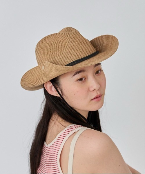OVERRIDE(オーバーライド)の「OVERRIDE WASHABLE BD STRAP HAT SGP / オーバーライド(ハット・レディース・ブラック/ベージュ/ライトグレー・M/57.5cm/61cm/L/61cm)」の13枚目の写真