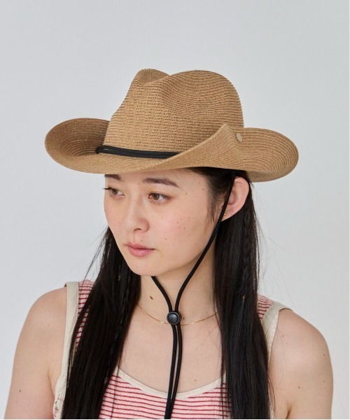 OVERRIDE(オーバーライド)の「OVERRIDE WASHABLE BD STRAP HAT SGP / オーバーライド(ハット・レディース・ブラック/ベージュ/ライトグレー・M/57.5cm/61cm/L/61cm)」の14枚目の写真