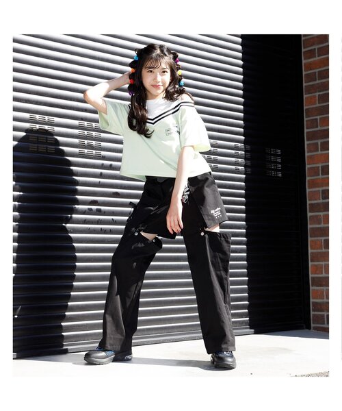 algy(アルジー)の「【ACTIVE】2WAYパンツ(デニムパンツ・キッズ・ブラック/インディゴブルー・MEDIUM/SMALL/X-SMALL/XX-SMALL/XXX-SMALL)」の22枚目の写真