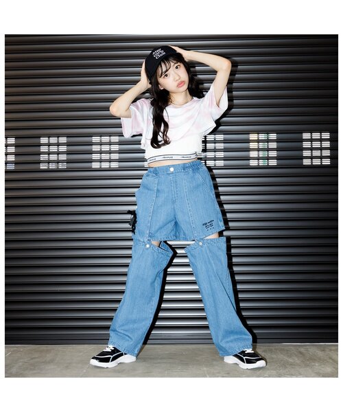algy(アルジー)の「【ACTIVE】2WAYパンツ(デニムパンツ・キッズ・ブラック/インディゴブルー・MEDIUM/SMALL/X-SMALL/XX-SMALL/XXX-SMALL)」の18枚目の写真