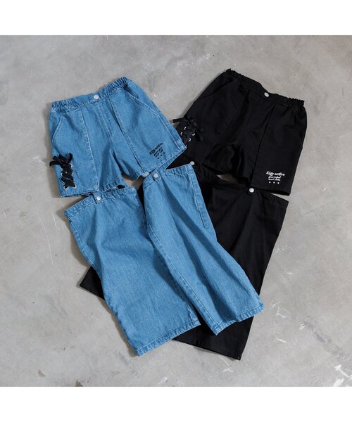 algy(アルジー)の「【ACTIVE】2WAYパンツ(デニムパンツ・キッズ・ブラック/インディゴブルー・MEDIUM/SMALL/X-SMALL/XX-SMALL/XXX-SMALL)」の17枚目の写真