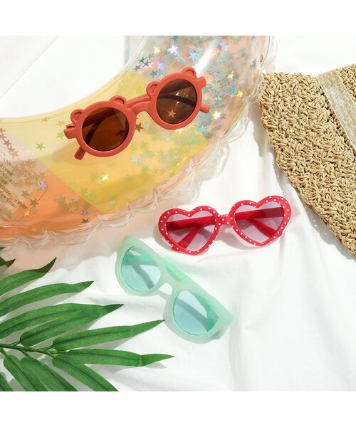 BREEZE（ブリーズ）の「キッズサングラス (クマ・テラコッタ)（サングラス・キッズ・マルチ・FREE）」の2枚目の写真