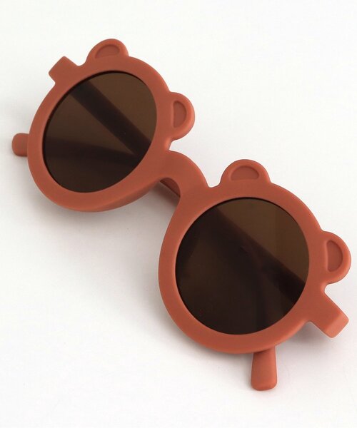 BREEZE（ブリーズ）の「キッズサングラス (クマ・テラコッタ)（サングラス・キッズ・マルチ・FREE）」の4枚目の写真