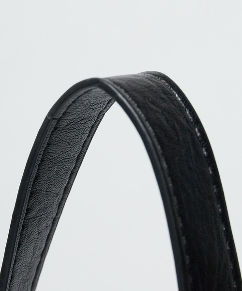 ROOPTOKYO(ループトウキョウ)の「▲レザー調ショルダーバッグ ユニセックス(ショルダーバッグ・メンズ・ブラック/ブラウン・FREE)」の6枚目の写真