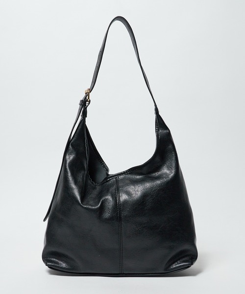 ROOPTOKYO(ループトウキョウ)の「▲レザー調ショルダーバッグ ユニセックス(ショルダーバッグ・メンズ・ブラック/ブラウン・FREE)」の10枚目の写真