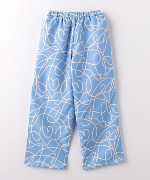 green label relaxing（グリーンレーベルリラクシング）の「TJ アート プリントパンツ 100cm-130cm（その他パンツ・キッズ・ライトブルー/ナチュラル・130cm/110cm/120cm/100cm）」の3枚目の写真