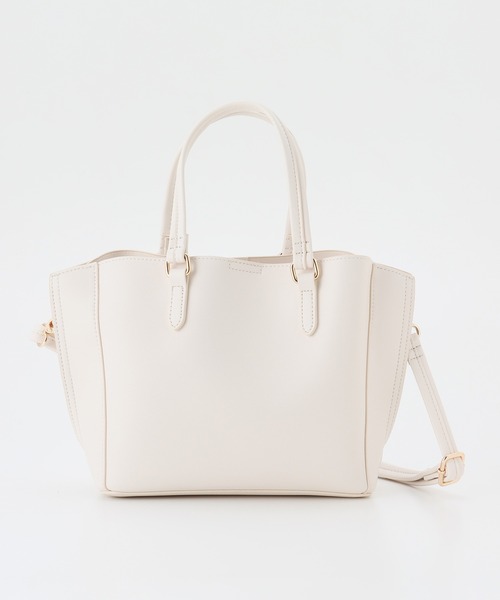 Honeys(ハニーズ)の「軽量ハンドバッグ(ハンドバッグ・レディース・グレー/アイボリー/ブラック/ブルーグレー/ライトベージュ/ボルドー・FREE)」の7枚目の写真